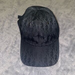 Dior Oblique Monogram Black Baseball Cap